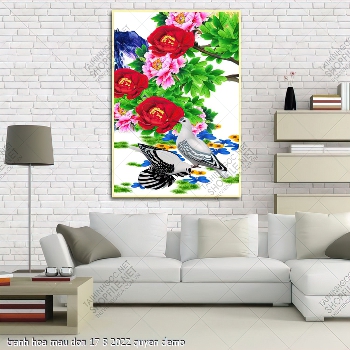 tranh hoa mau don 17 8 2022 quyen