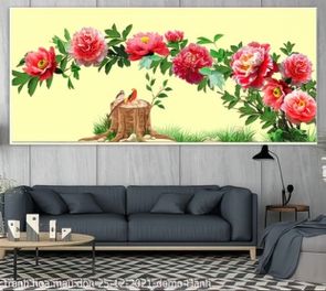 tranh hoa mau don 25 12 2021 Hanh