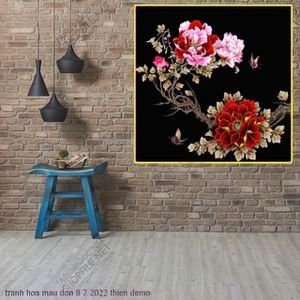 tranh hoa mau don 8 7 2022 thien