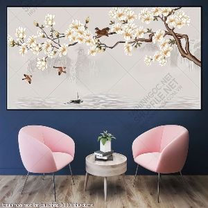 tranh hoa moc lan thu phap 24 10 phu