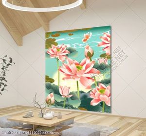 tranh hoa sen 21112022 dao