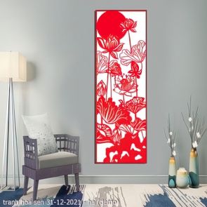 tranh vector cnc hoa sen 31 12 2021 ha