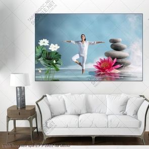 tranh hoa sen spa 25 5 2022 ha
