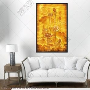 tranh hoa sen truc chi 11 7 2022 thien