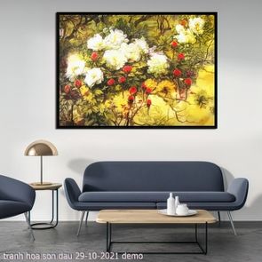 tranh hoa son dau 29 10 2021
