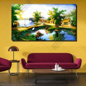 tranh lang que 19 3 22 tien