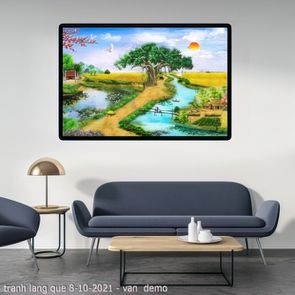 tranh lang que 8 10 2021 van