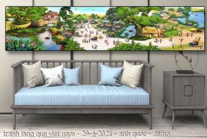tranh lang que viet nam 29 4 2021 anh quoc