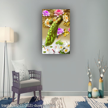 tranh hoa mau don lua 2 11 2021 duyen