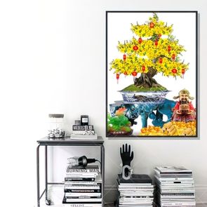 tranh mai bonsai 7 5 2021 khoa