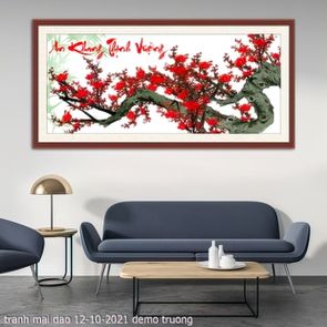 tranh mai dao 12 10 2021 truong