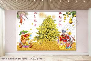 tranh hoa mai than tai 6 9 2022 dao