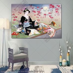 tranh nha hang co gai nhat ban nghe thuat tranh nha hang co gai nhat ban nghe thuat