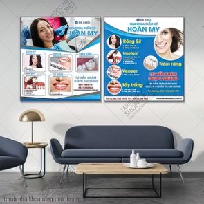 tranh y khoa nha khoa rang dep