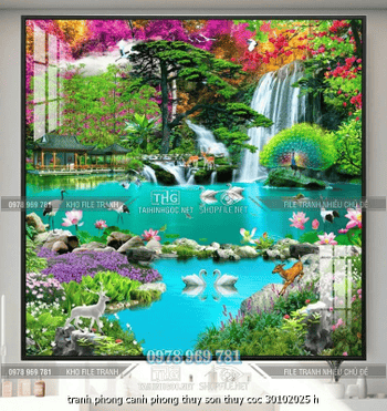 tranh phong canh phong thuy son thuy coc 30102025 h