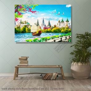 tranh phong canh thuan buom xuoi gio 13 7 22 tien