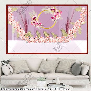 tranh phong san khau hoa dam cuoi decor 28022023 ho