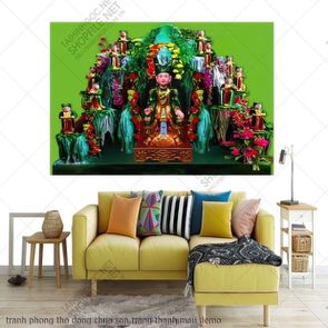 tranh phong tho dong chua son trang thanh mau