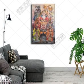 tranh phong tho hang trong