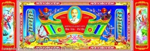 tranh phong tho khung hinh bac ho va trang tri tranh phong tho khung hinh bac ho va trang tri