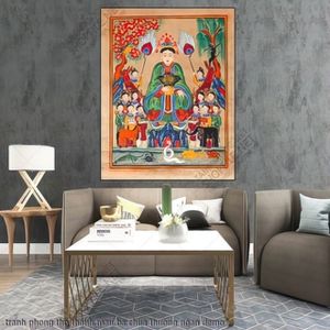 tranh phong tho thanh mau ba chua thuong ngan