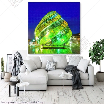 tranh ha noi quang truong lam vien da lat