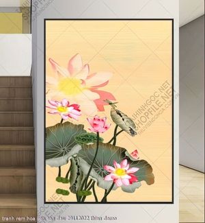 tranh rem hoa sen son dau 29112022 thien