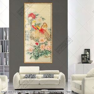 tranh rem manh chim va hoa mau don 28022023 hieu t1