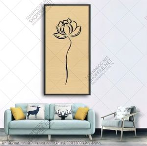 tranh rem manh hoa sen nghe thuat 22022023 ho