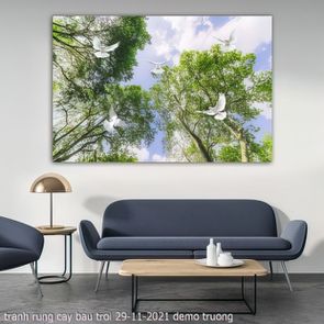 tranh rung cay bau troi 29 11 2021 truong