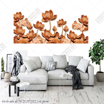tranh sen go 3d 29 08 2022 dat