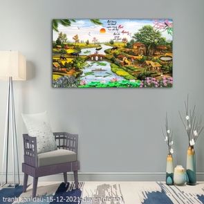 tranh lang que son dau 15 12 2021 duyen