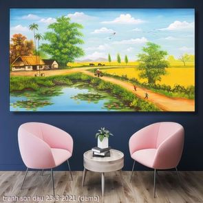 tranh lang que son dau 23 3 2021 