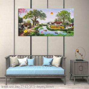 tranh lang que son dau 27 12 2021 duyen 