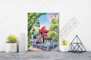 tranh lang que son dau chua mot cot 26112022 ho