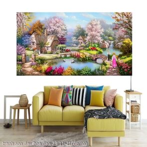 tranh son dau hoa dao 23 11 21