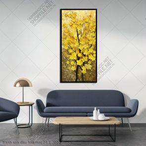 tranh son dau hoa mai 24 1 2022