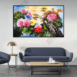 tranh son dau hoa mau don 11 5 2022 van