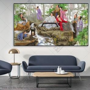 tranh son dau hong kong nha hang tranh son dau hong kong nha hang