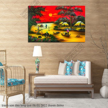 tranh son dau lang que 06 01 2022 duyen