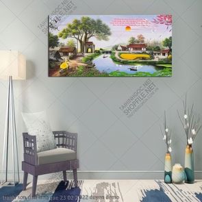 tranh son dau lang que 23 02 2022 duyen