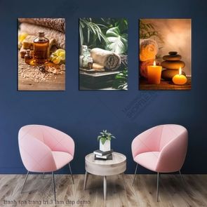 tranh spa trang tri 3 tam dep