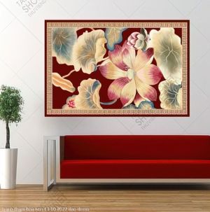 tranh tham hoa sen 13 10 2022 dao