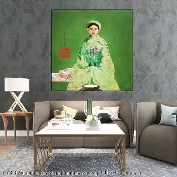 tranh thieu nu hoa sen hoang hau nam phuong 22112022 hieu tranh thieu nu hoa sen hoang hau nam phuong 22112022 hieu