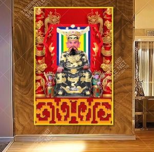 tranh tu phu duc thanh tran trieu phong tho chua tran 100x150