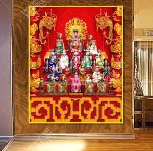 tranh tu phu cong dong ba chua son trang phong tho cong dong 120x150