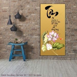 tranh thu phap chu tam 20 7 2022 ha