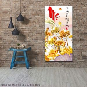 tranh thu phap me 11 2 22 tien