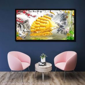 tranh thuan buom xuoi gio tien