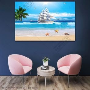 tranh thuyen buom 24 1 ho